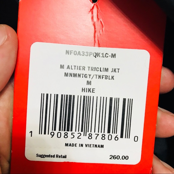 The north face worn 1x lightly! - Picture 3 of 3